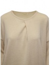 Ma'ry'ya maglia beige chiaro con piega frontaleshop online maglieria donna