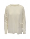 Ma'ry'ya pullover bianco con tasca acquista online YDK019 1WHITE