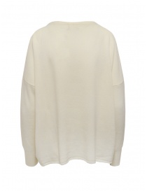 Ma'ry'ya pullover bianco con tasca