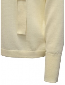 Ma'ry'ya white shirt with ribbons at the neck women s knitwear buy online