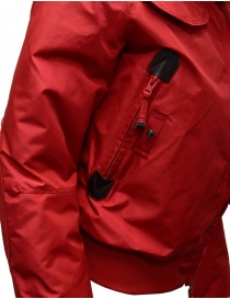 Parajumpers Gobi bomber rosso con cappuccio acquista online prezzo