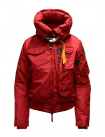 Parajumpers Gobi red hooded bomber jacket price online