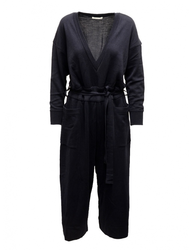 Hiromi Tsuyoshi tuta in lana e seta blu RM20-003 NAVY abiti donna online shopping