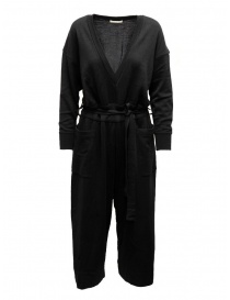 Hiromi Tsuyoshi jumpsuit in black wool and silk RM20-003 BLACK order online