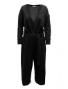 Hiromi Tsuyoshi jumpsuit in black wool and silk buy online RM20-003 BLACK