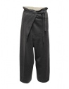 Hiromi Tsuyoshi pantaloni in maglia di lana grigi da donna acquista online RM20-007 GRAY