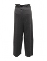 Hiromi Tsuyoshi grey wool knitted trousers for woman shop online womens trousers