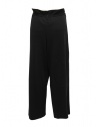 Hiromi Tsuyoshi black wool knitted trousers for woman shop online womens trousers