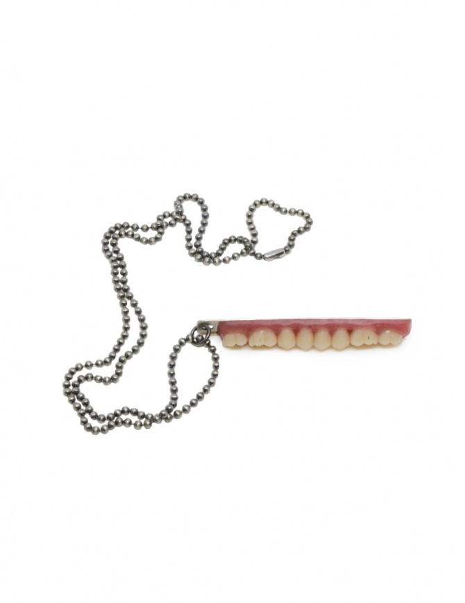 Carol Christian Poell necklace with teeth MM/1480 MM/1480 SILVER jewels online shopping