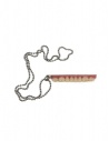 Carol Christian Poell necklace with teeth MM/1480 buy online MM/1480 SILVER