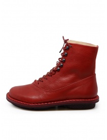 Trippen Mascha red ankle boots with hooks