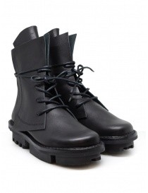 Trippen Rectangle black boots with Trace sole online