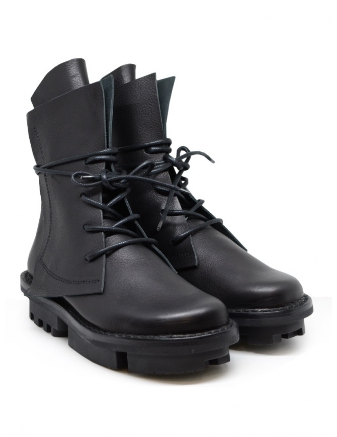 Trippen Rectangle stivali neri con suola Trace RECTANGLE F BLACK-WAW TRACE SOLE calzature donna online shopping