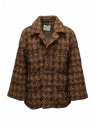 Coohem Brown tweed down blazer buy online 204-020 BROWN