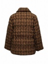Coohem Brown tweed down blazer shop online womens jackets