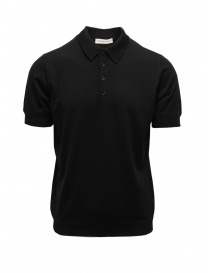 Goes Botanical black short-sleeved polo shirt 105 NERO