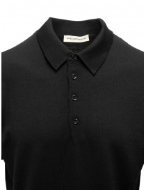 Goes Botanical black short-sleeved polo shirt price