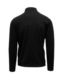 Goes Botanical black long-sleeve polo shirt