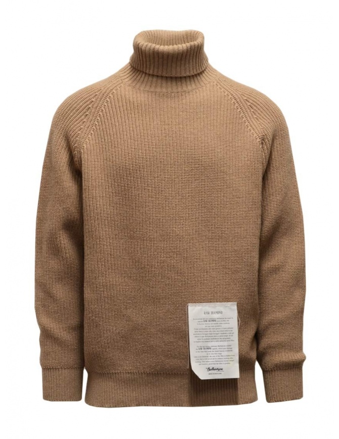 Ballantyne Raw Diamond camel turtleneck sweater R2P060 5K021 14129 CAMEL men s knitwear online shopping