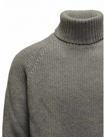 Ballantyne Raw Diamond grey turtleneck sweater men s knitwear buy online