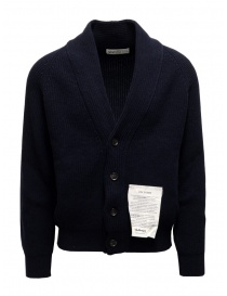 Cardigan uomo online: Ballantyne Raw Diamond cardigan blu scuro