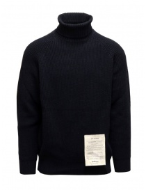 Ballantyne Raw Diamond dark blue turtleneck sweater R2P060 5K021 13777 BLK-NVY