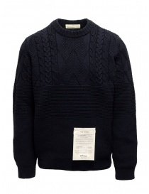 Ballantyne Raw Diamond dark blue crewneck sweater R2P061 5K022 13777 BLK-NVY order online