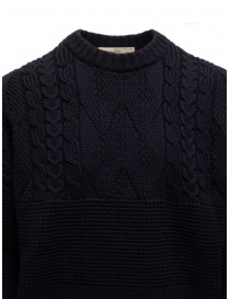 Ballantyne Raw Diamond dark blue crewneck sweater price