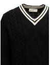 Ballantyne pullover scollo a V nero e bianco R2P062 5K018 95514 BLK-WHT price