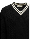 Ballantyne Raw Diamond pullover scollo a V nero e bianco R2P062 5K018 95514 BLK-WHT prezzo