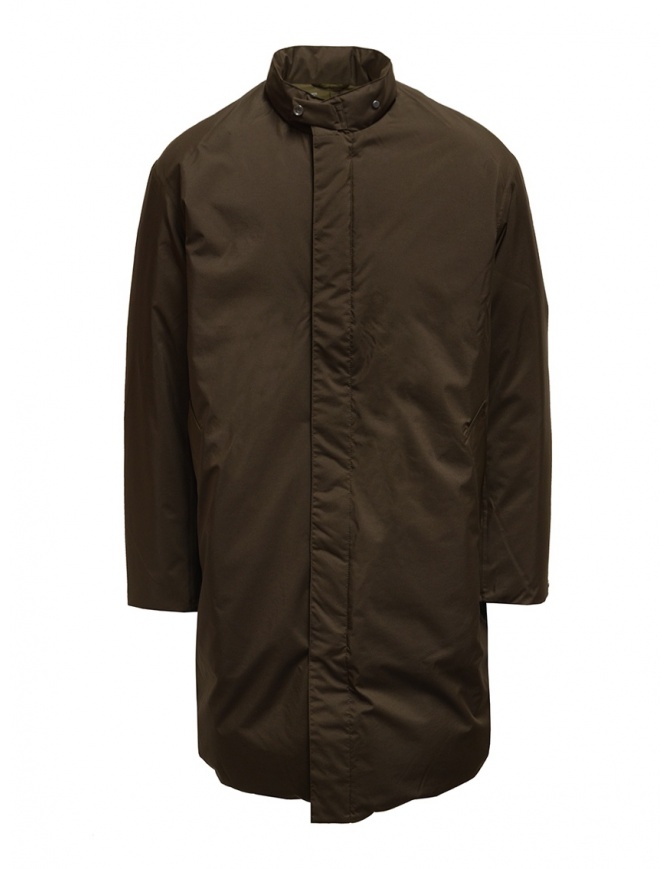 Descente Pause brown stand collar down coat DLMQJC36 BWD mens coats online shopping