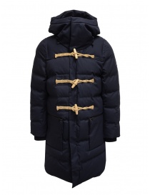 Mens coats online: Allterrain X Gloverall Monty-MD blue padded duffle coat