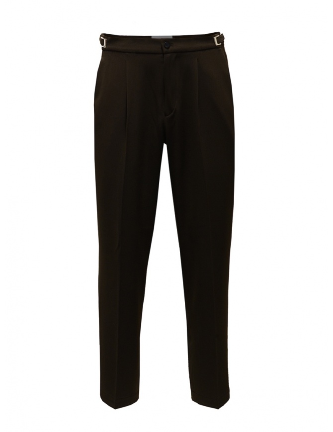 Cellar Door brown trousers with pleats LEOT MQ124 08 MARRONE mens trousers online shopping