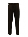 Cellar Door brown trousers with pleats buy online LEOT MQ124 08 MARRONE