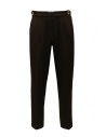 Cellar Door pantaloni marroni con le pinces acquista online LEOT MQ124 08 MARRONE