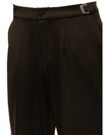 Cellar Door brown trousers with pleats price