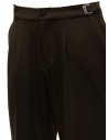 Cellar Door brown trousers with pleats LEOT MQ124 08 MARRONE price