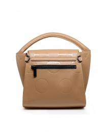 Zucca mini borsa a pois in eco pelle beige