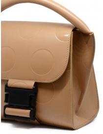 Zucca polka dot mini bag in beige eco leather price
