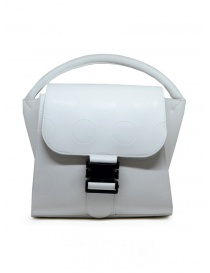 Zucca borsa bianca a pois in ecopelle ZU09AG121-01 WHITE order online