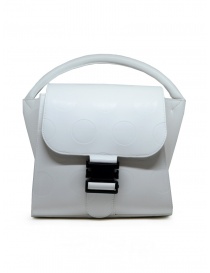 Zucca white bag with polka dots in eco-leather on discount sales online