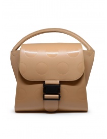 Zucca beige bag with polka dots in eco leather on discount sales online