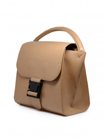 Zucca borsa a pois in ecopelle beige acquista online