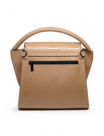 Zucca beige bag with polka dots in eco leather price