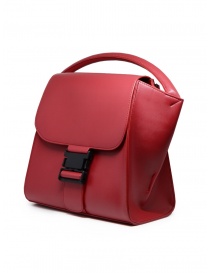 Zucca borsa in ecopelle rossa opaca prezzo