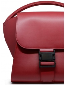 Zucca borsa in ecopelle rossa opaca borse acquista online