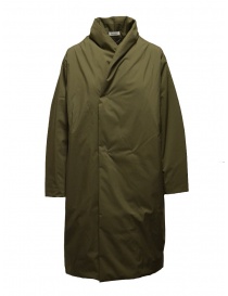 Plantation + Descente khaki green padded coat on discount sales online