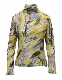 Plantation dolcevita in cotone giallo fantasia PL09JJ167-06 YELLOW order online