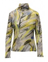 Plantation yellow colored print cotton turtleneck sweatshirt buy online PL09JJ167-06 YELLOW
