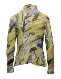 Plantation yellow colored print cotton turtleneck sweatshirt buy online